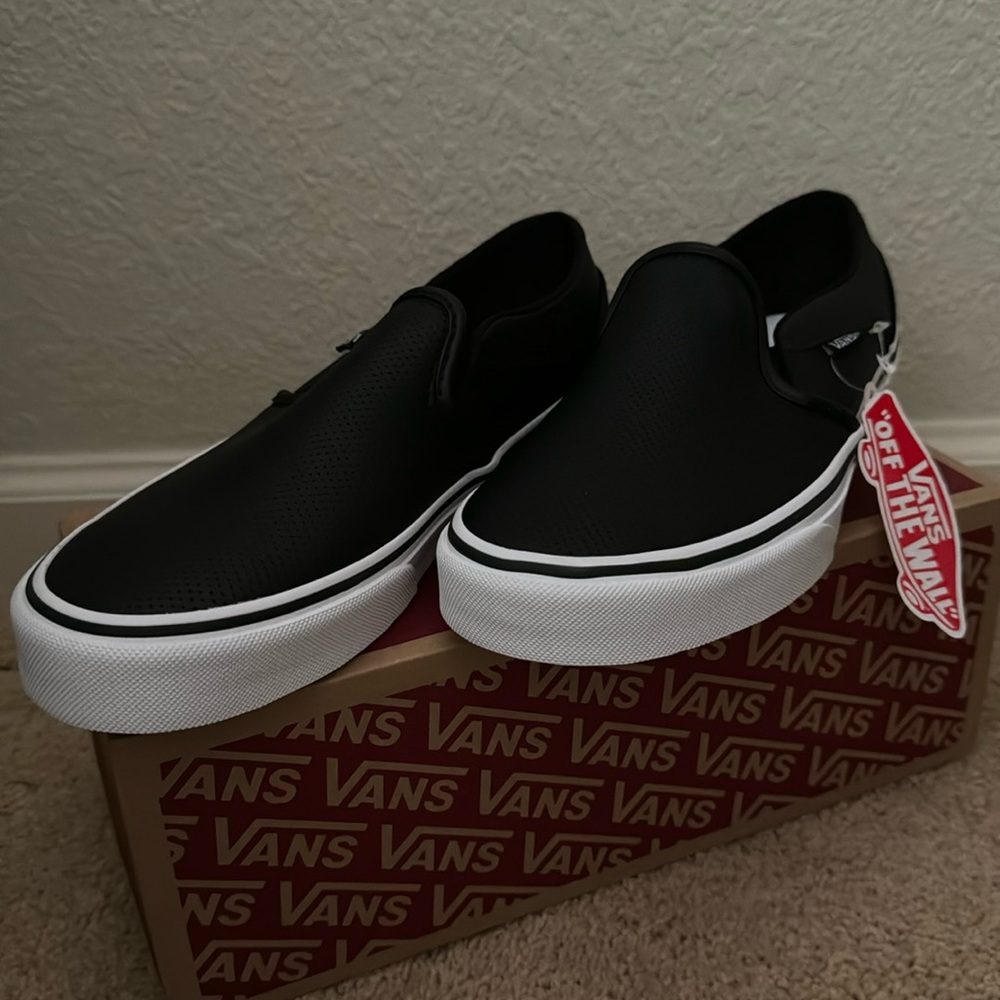 Leather vans